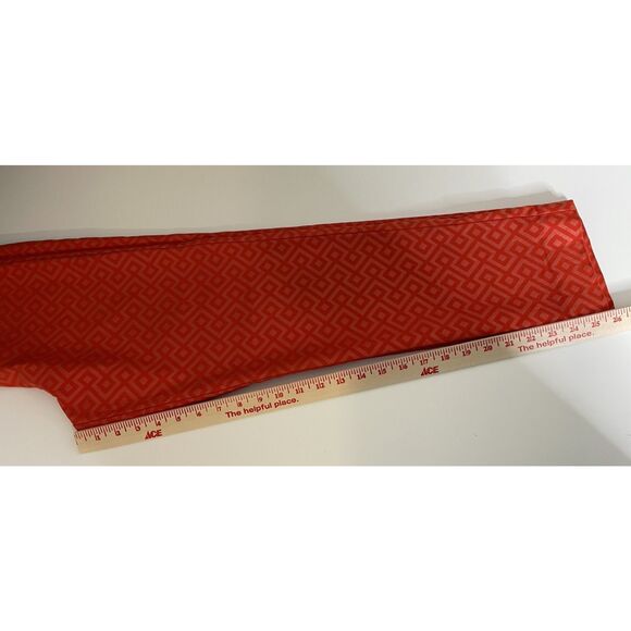 Krazy Larry Size 8 Womens Geometric Pull On Ankle Pants Red Orange Stretch Carzy - Picture 8 of 8